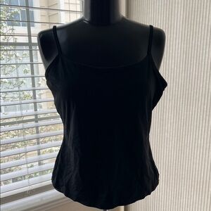 High Quality Black Women's Spaghetti Strap Tank Top